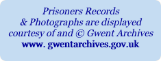 Prisoners Records & Photographs are displayed